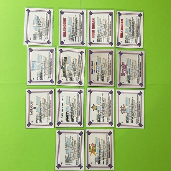 24 WWF WCW 90's Wrestling Trading Cards Classic Hulk Hogan Andre Giant Bret Hart - Picture 7 of 14